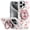 11, variant on For iP15 Pro Max Metal Diamond CD Pattern Design Matte Finished Hybrid with Rotational Ring [Car Mount Friendly] Case - Cats