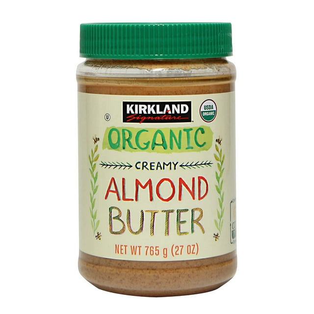 Kirkland Signature Organic Almond Butter, Creamy, 27 oz