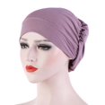 thumbnail image 2 of Dalrosia Slouchy Hair Loss Beanies Hats Soft Cotton Cancer Hat Stretchy Sleeping Cap Headwear for Women, 2 of 6