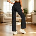 thumbnail image 7 of Nolissa Womens Polka Dots Yoga Pants High Waist Fleece Lined Trousers Buttery Soft Leggings Fashion Lounge Pants, 7 of 7