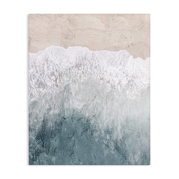 Stupell Industries Contemporary Beach Top Shore Canvas Art, 16 x 20, by Kim Allen