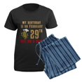 thumbnail image 5 of CafePress - Feb 29 Birthday Pajamas - Women's Short Sleeve Print T-Shirt and Pants Dark Cotton Pajama Set, 5 of 7