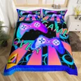 2024 Gaming Duvet Cover Boys Gamer Comforter Cover Microfiber Hippie