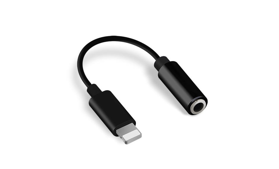 Music Headphone Adapter For Iphone 7 8 X Aux Adapter For Apple Interface Female To 3.5mm Male Adapters Headphone Jack Cable Topone Metal Plate Pure
