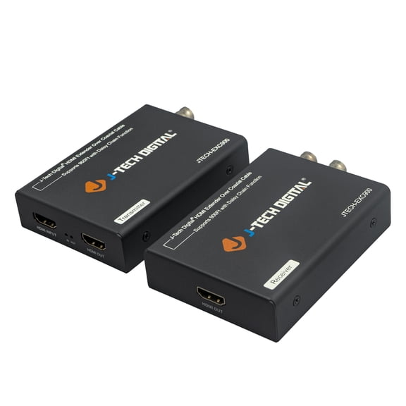 J-Tech Digital JTECH-EXC900 1080p HDMI over Coax Extender RG6 RG7 RG11