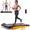 Black Orange, variant on Walking Pad with Vibration Pad, Under Desk Treadmill, 2.5HP 3.8MPH Fitness Jogging Machine, 12% Incline, with Remote Patbrela LED Display for Home