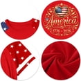 thumbnail image 4 of CCRFTGI 4th Of July 250th Anniversary Usa Shirt for Kids Girls Size 6-7 Patriotic 250 Anniversary USA Flag July 4th Celebration Independence Day Short Sleeve T-Shirts Ginger 9-10 Years, 4 of 5