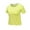 Yellow, variant on AherBiu Workout Tops for Women Quick-Dry Lightweight Crewneck Short Sleeve Yoga Top Tees Tshirts