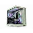 thumbnail image 4 of Thermaltake View 380 TG ARGB Matcha Green ATX Case; 4x120mm ARGB Fans Included; Supports Hidden-Connector Motherboard; Front & Side Dual Tempered Glass Panel; CA-1Z2-00M1WN-00; 3 Year Warranty, 4 of 10
