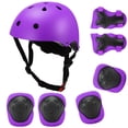 thumbnail image 1 of Equipo de protección Juego de casco y almohadillas 7 en 1 para niños, rodilleras ajustables para niñ Tomshoo Equipo de protección, 1 of 7