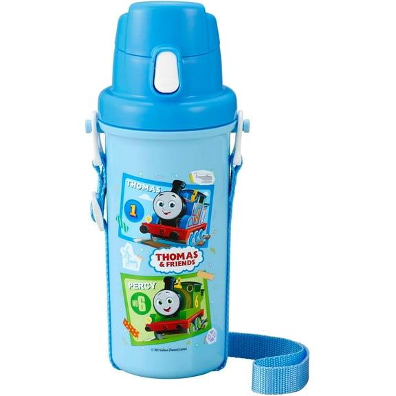 Thermos for Kids from Japan Featuring Thomas the Tank Engine and Friends with Push-Button Cap