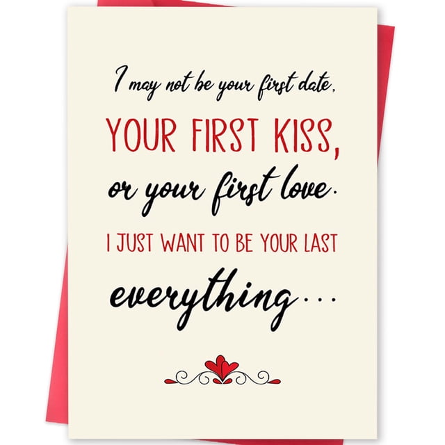 Tarjeta de San Valentín MQMRyeto para marido, mujer, novio o novia