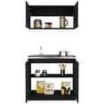 thumbnail image 4 of Black Garage Cabinet | Used for Efficient Garage Storage | Built with High - grade Particle Board | Offers Long - term Storage Solution, 4 of 4