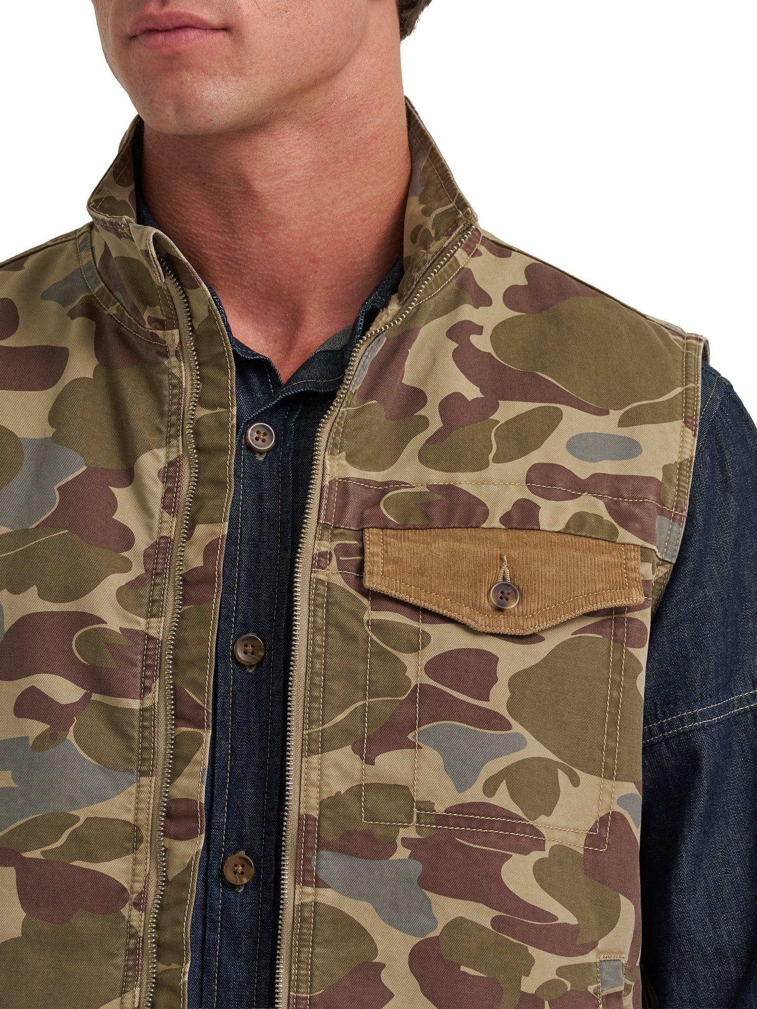 Wrangler Mens Corduroy Barn Vest