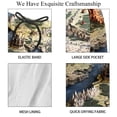 thumbnail image 4 of luoweisi Men's Beach Shorts Quick Dry Swim Trunks with Mesh Lining Map M, 4 of 5