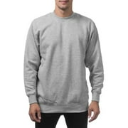 Pro Club Mens Heavyweight 13oz Crew Neck Fleece Pullover Sweatshirt NVY-XL