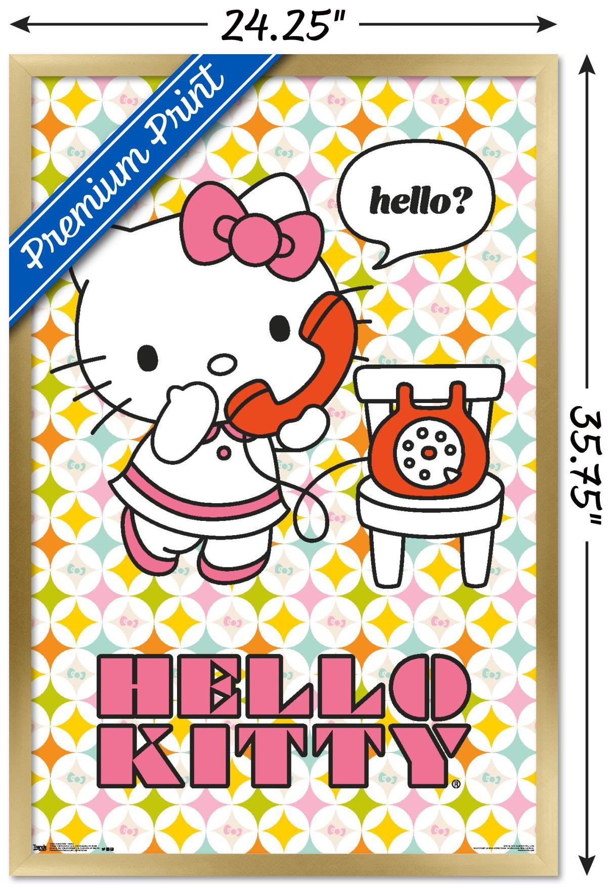 Hello Kitty Cartoon Cat Kitten Anime Art Wall Indoor Room Poster - POSTER  20x30