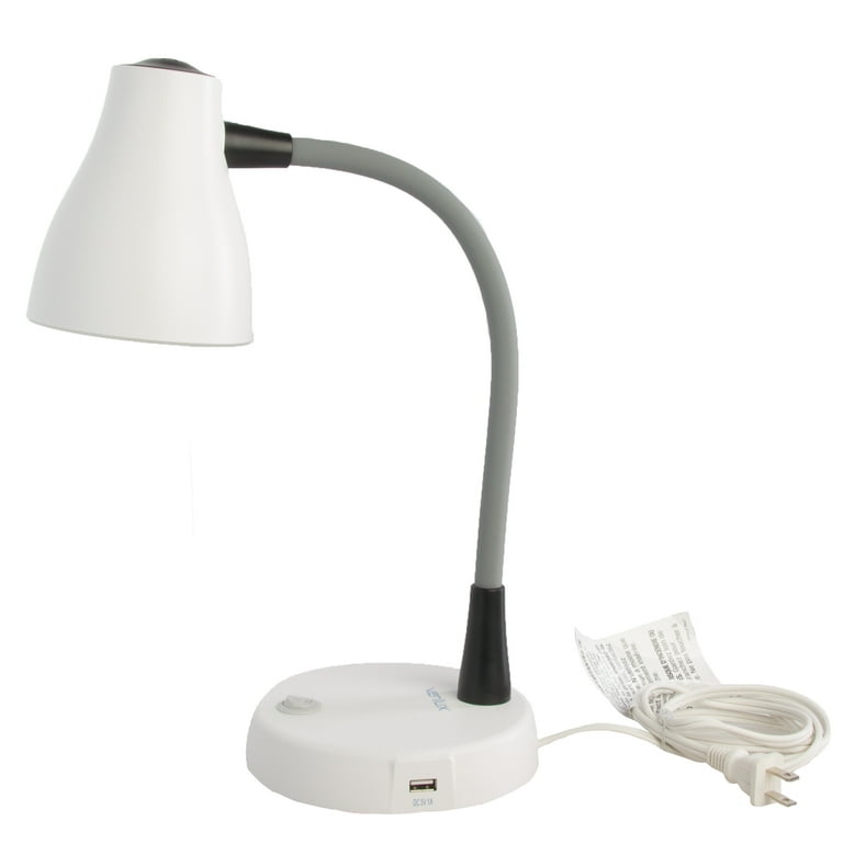 Verilux Natural Spectrum Desk Lamp With USB Port Simulated