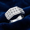 thumbnail image 5 of Pompeii 1/2Ct Men's Diamond High Polished Wedding Ring Lab Grown Anniversary Band, 5 of 7