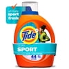 Tide Ultra Sport Liquid Laundry Detergent, Advanced Sweat + Stain Fighter, 63 fl oz, 44 Loads
