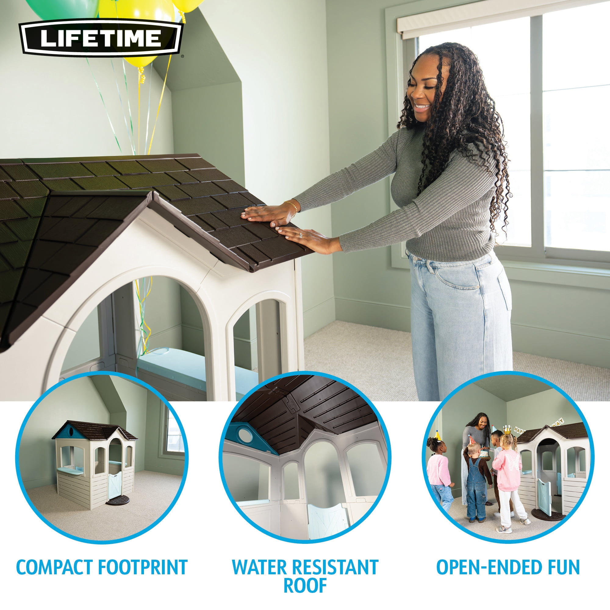 Lifetime Indoor/Outdoor Kids Playhouse