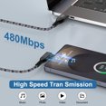 thumbnail image 2 of Type C Charger Fast Charging, 2 Pack Charger Block with USB C Charging Cable 6FT, Type C Block USB C Wall Charger Adapter Plug Brick Cube Charger Station Power Base Android Phone Charger, Black, 2 of 7