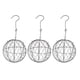 thumbnail image 1 of 3 Unids 15 Cm de Hierro Bola Forma Olla Metal Colgante Plantador de Plantas, 1 of 8