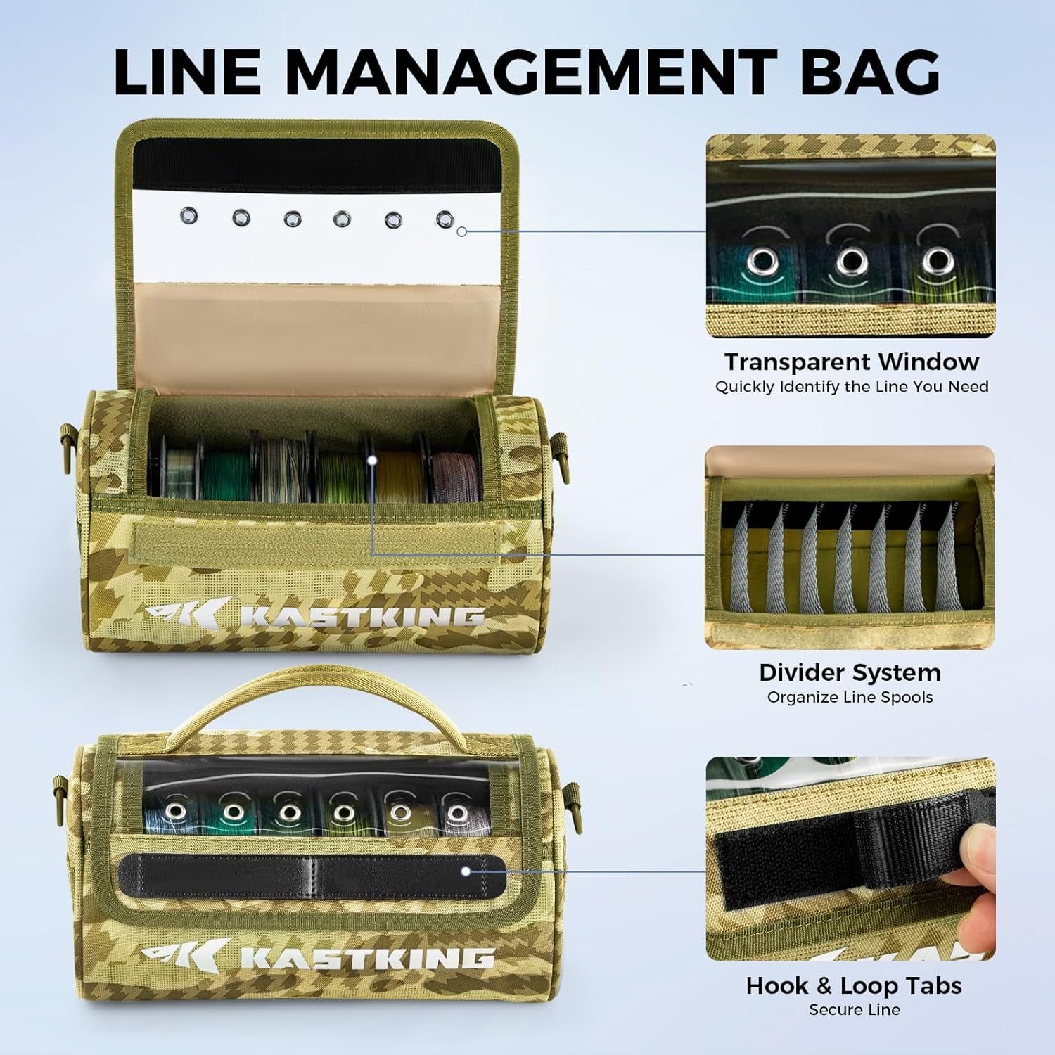 KastKing Line Management Bag, Fishing Line Storage Bag-BaitSpace