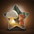 thumbnail image 3 of Star Shaped Energy Saving Night Light Living Room Night Light, Bedroom Night Light, Corridor Night Light, Study Night Light Cartoon Beautiful White Mushrooms, 3 of 6