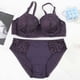 thumbnail image 3 of HongQid Womens Seamless Bra Underwire Matching Bra And Panty Set Comfort Push Up Bras Buttery Soft Wired Bralette Full Coverage Sport Everyday Bra, 3 of 8