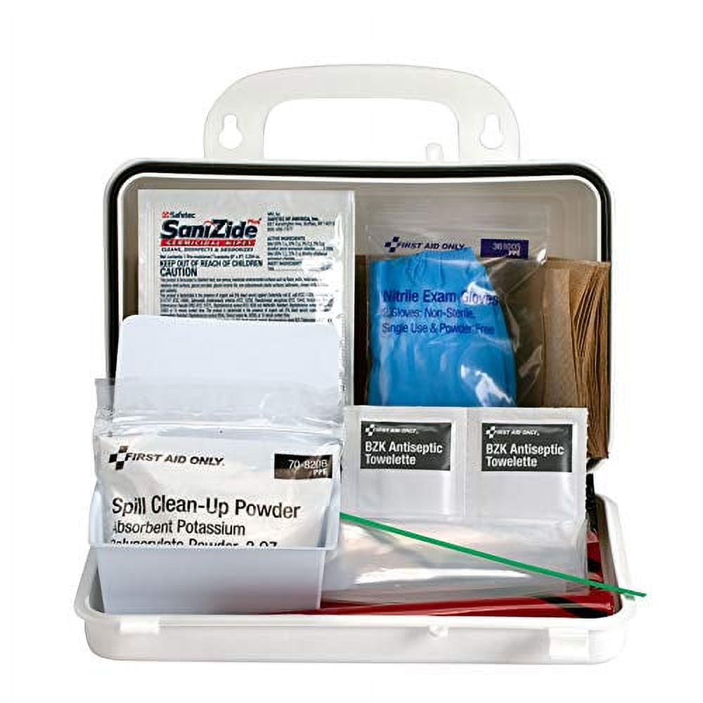 Spill Clean Up Kit, Plastic Case
