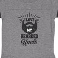 thumbnail image 3 of Inktastic I Love My Bearded Uncle Boys or Girls Baby Bodysuit, 3 of 4