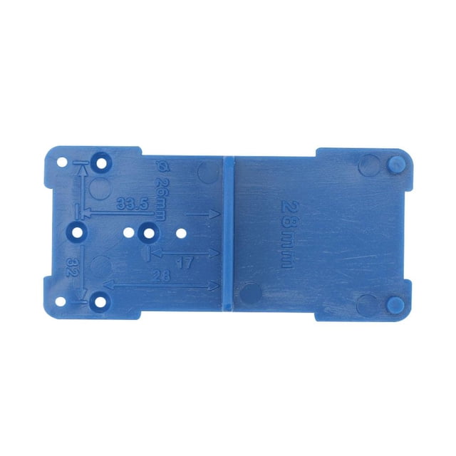 26 Mm 35 Mm Bisagra Orificio Guía Perforación Puerta Gabinete Abridor Localizador (Azul)