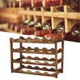 thumbnail image 1 of Wine Bottle Storage Shelf,  Stability Countertop Wine Rack, Wooden Wine Rack Wine Shelf, Display Organizer Decor for Countertop Home, 1 of 8