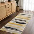 thumbnail image 5 of BoutiqueRugs Means Colorful Abstract Area Rug for Kids, Toddler Room, Nursery, Playroom, Classroom, Living Room - Black, Charcoal, Cream, Mustard - 8'10" x 12'3", 5 of 14