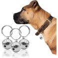 thumbnail image 2 of Campanas redondas para perros YONGSHENG 2 pulgadas Plateadas, 2 of 5