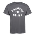 thumbnail image 2 of Instant Message - Surprise I'm Drunk - Men's Short Sleeve Graphic T-Shirt, 2 of 6