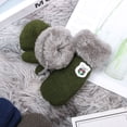 thumbnail image 3 of New Hot Lovely Cartoon Baby Kids Knitting Mittens Thick Plus Velvet Kids Gloves LIGHT GREY, 3 of 8