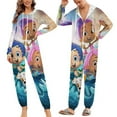thumbnail image 6 of BUBBLE GUPPIES Unisex Onesie Pajamas Zipper Jumpsuit Hooded One Piece Sleepwear for Family Mens Womens, 6 of 8