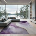 thumbnail image 2 of ODIKA Purple Abstract Swirl Ombre Gradient Minimalist Contemporary Non-Slip Chair-Friendly for Dining Room, Large Office, Lounge, 2 of 7