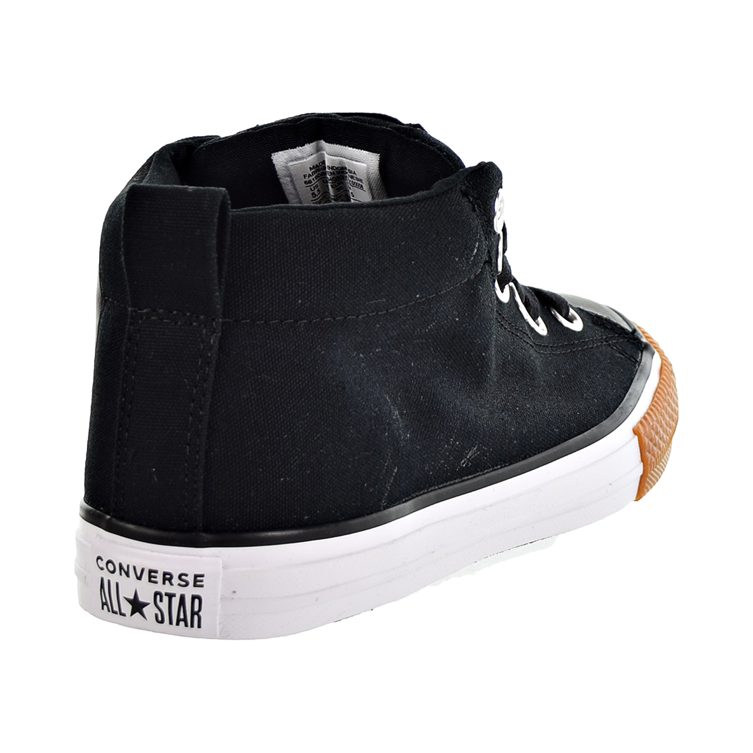 Converse Chuck Taylor All Star Street Mid Kids Shoes Black/Black/White 661908f - image 3 of 6