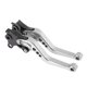 thumbnail image 1 of Palancas de freno y embrague cortas únicas para BMW R NINE T 2014-2016, ajustables en 6 posiciones, palanca de freno de manillar de motocicleta de aleación de aluminio T6 6061 tono plateado 1 par, 1 of 7
