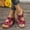 Wine, variant on Sandals Under $15， Xunlbb Summer New Foreign Trade Large Size Wedge Fish Mouth Solid Color Large Size One Line Outside To Wear Beach Sandals(Black,Size:36)