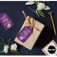 thumbnail image 4 of Inkdotpot Real Silver Foil Kiss The Miss Goodbye Bridal Shower Tags Favor Hang Paper Tags 50 Pack, 4 of 6