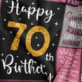 thumbnail image 2 of 70th Birthday Gifts for Women, Gifts for 70 Year Old Woman, 70th Birthday Gifts Blanket 50x60, Best Gifts for 70 Year Old, 70th Birthday Decorations, 70 Year Old Birthday Gifts for Women, 2 of 6