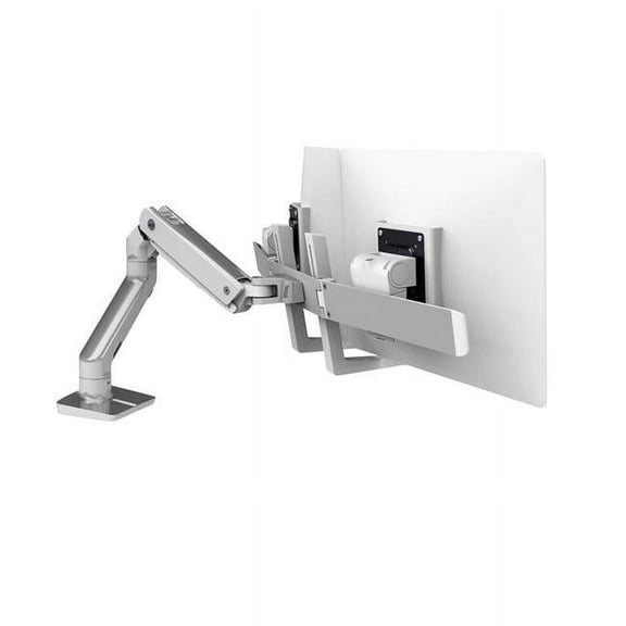 Ergotron HX Desk Dual Monitor Arm for 32" Monitors (Polished Aluminum)