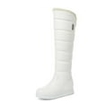 thumbnail image 6 of Platform Knee High Winter Snow Boots for Women with Fleece Lined Waterproof Warm Hidden Wedges Tall Boots, 6 of 7
