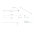 thumbnail image 3 of Elements 494 Naples 16-3/8" (416Mm) Center To Center Hollow Stainless Steel Cabinet Bar, 3 of 4