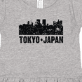 thumbnail image 4 of Inktastic Tokyo Japan City Skyline with Grunge Girls Toddler Dress, 4 of 5