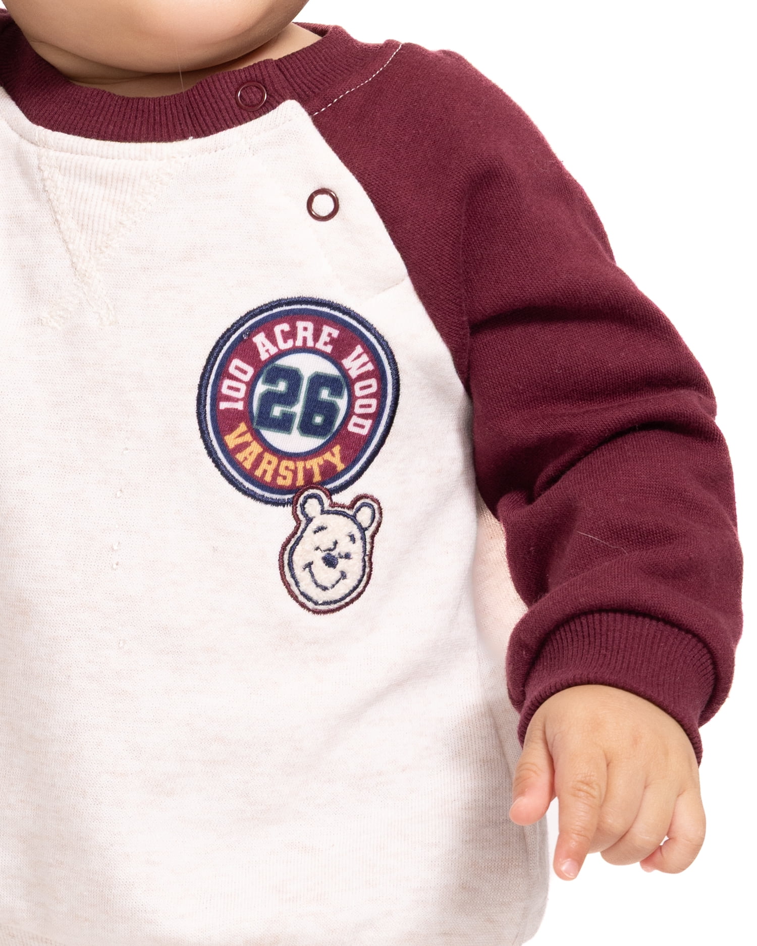 Winnie the Pooh Baby Boys Sweatshirt and Cargo Jogger Sweatpants, 2 Piece, Sizes 0/3M-24M